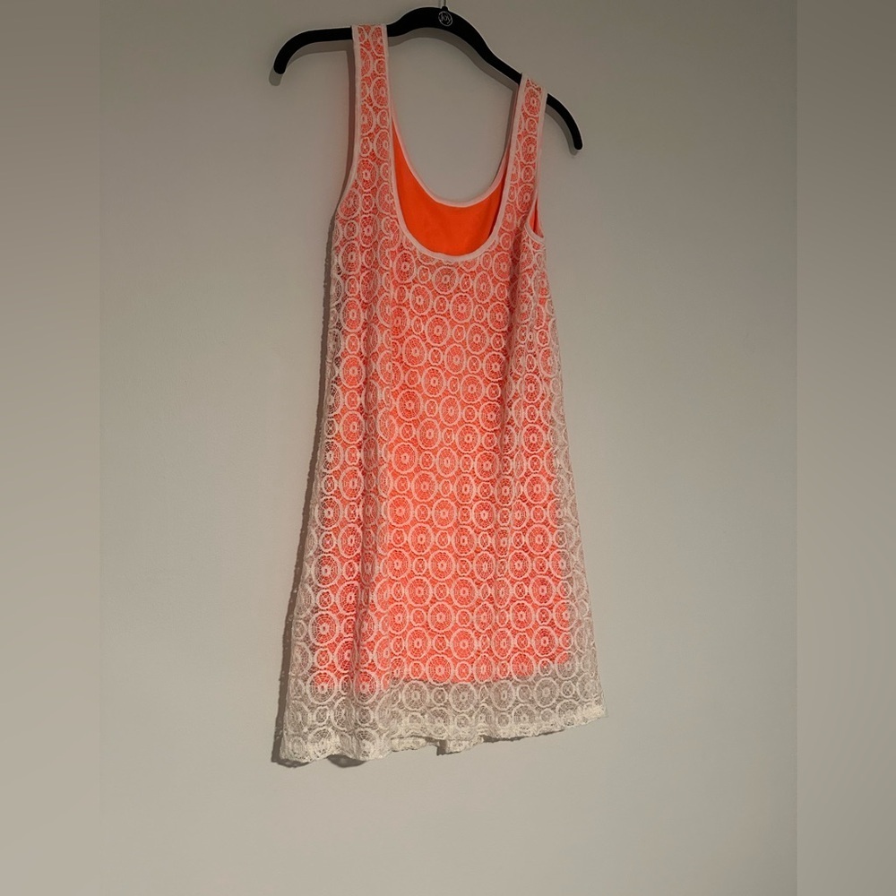 Coveted clothing neon orange dress size small - Picture 2 of 6